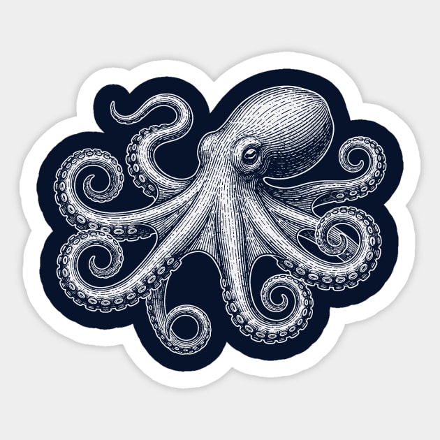Octopus Sticker by CreativeSage